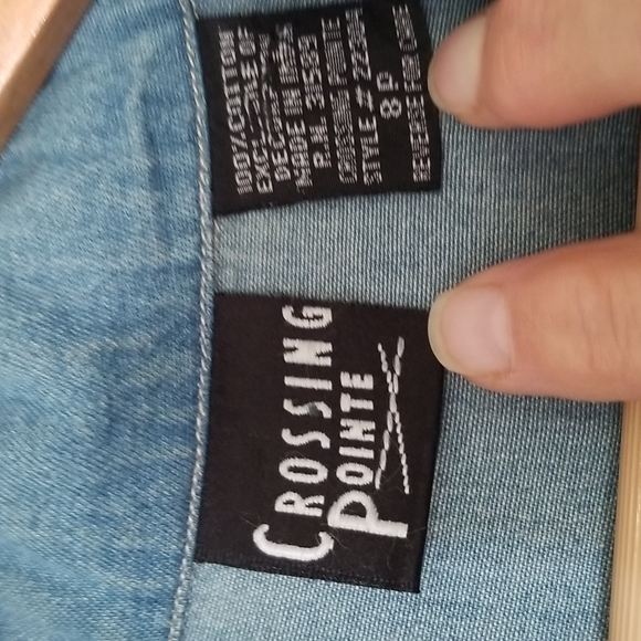 Denim Duster Jacket Dress Tunic LAYERING PIECE - Picture 6 of 10